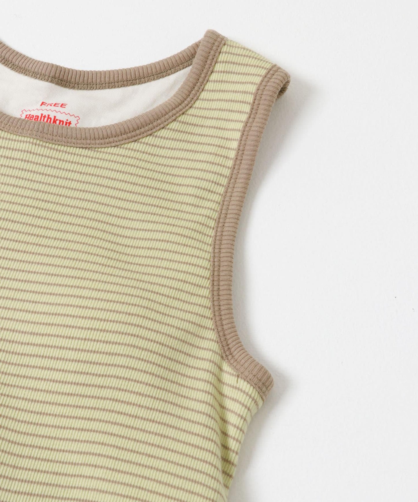 Healthknit×SENSE OF PLACE 條紋背心