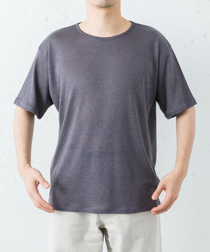 LINEN NARROW TRIM T恤