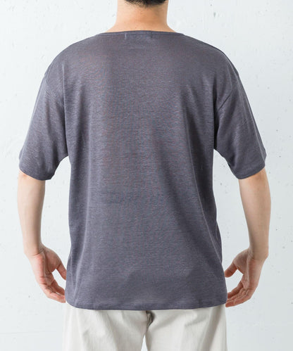 LINEN NARROW TRIM T恤