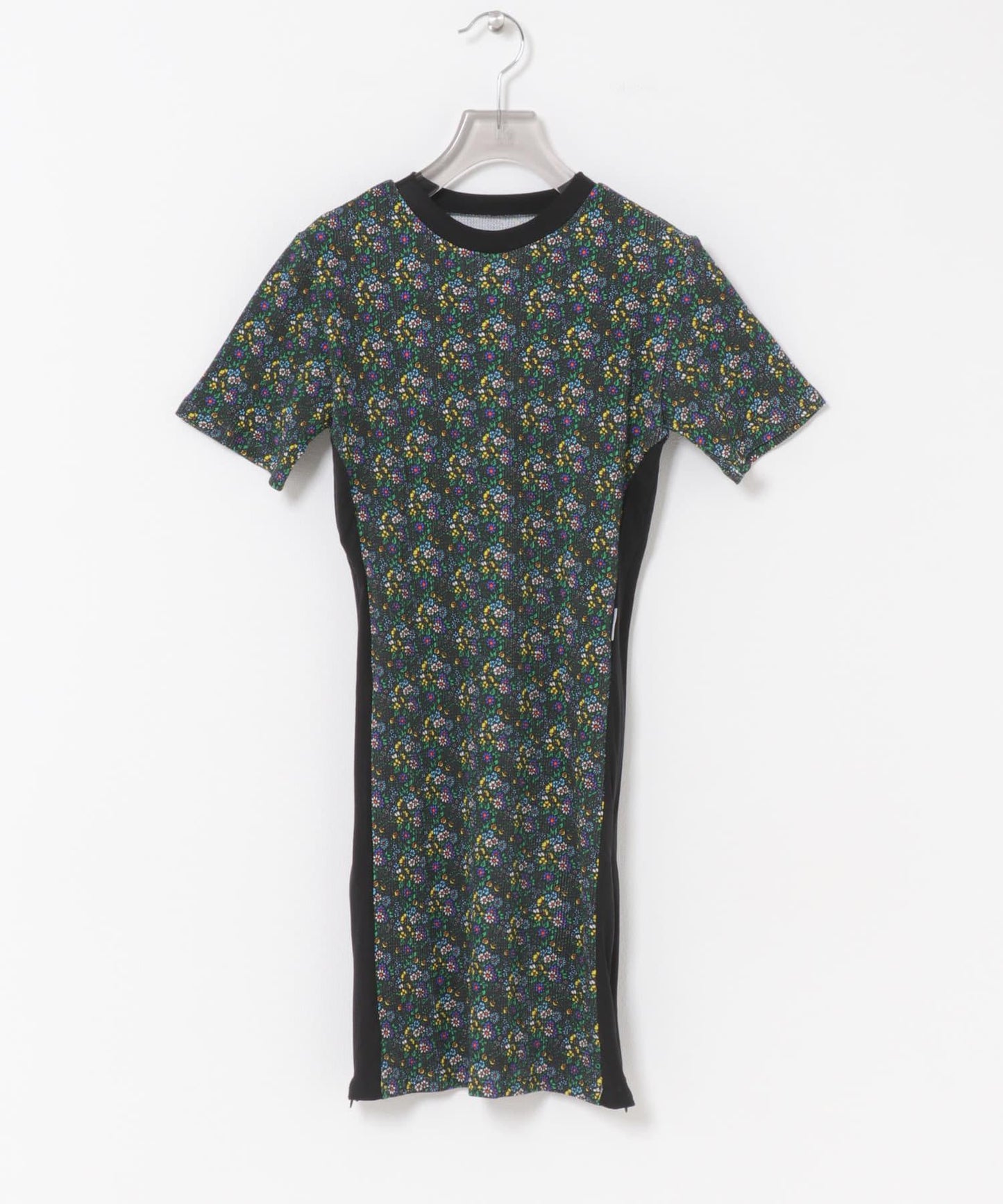 NOMARHYTHM TEXTILE 小碎花華夫格連衣裙