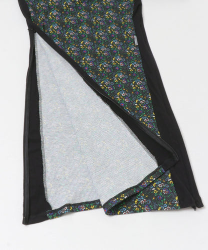 NOMARHYTHM TEXTILE 小碎花華夫格連衣裙