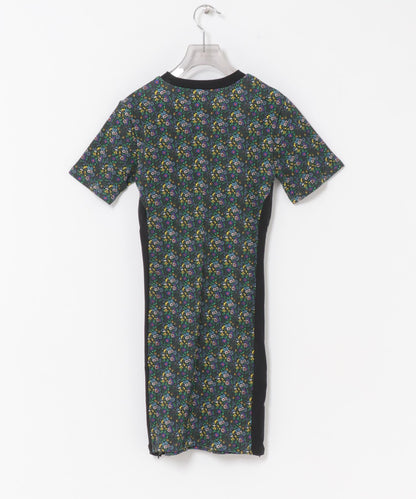 NOMARHYTHM TEXTILE 小碎花華夫格連衣裙