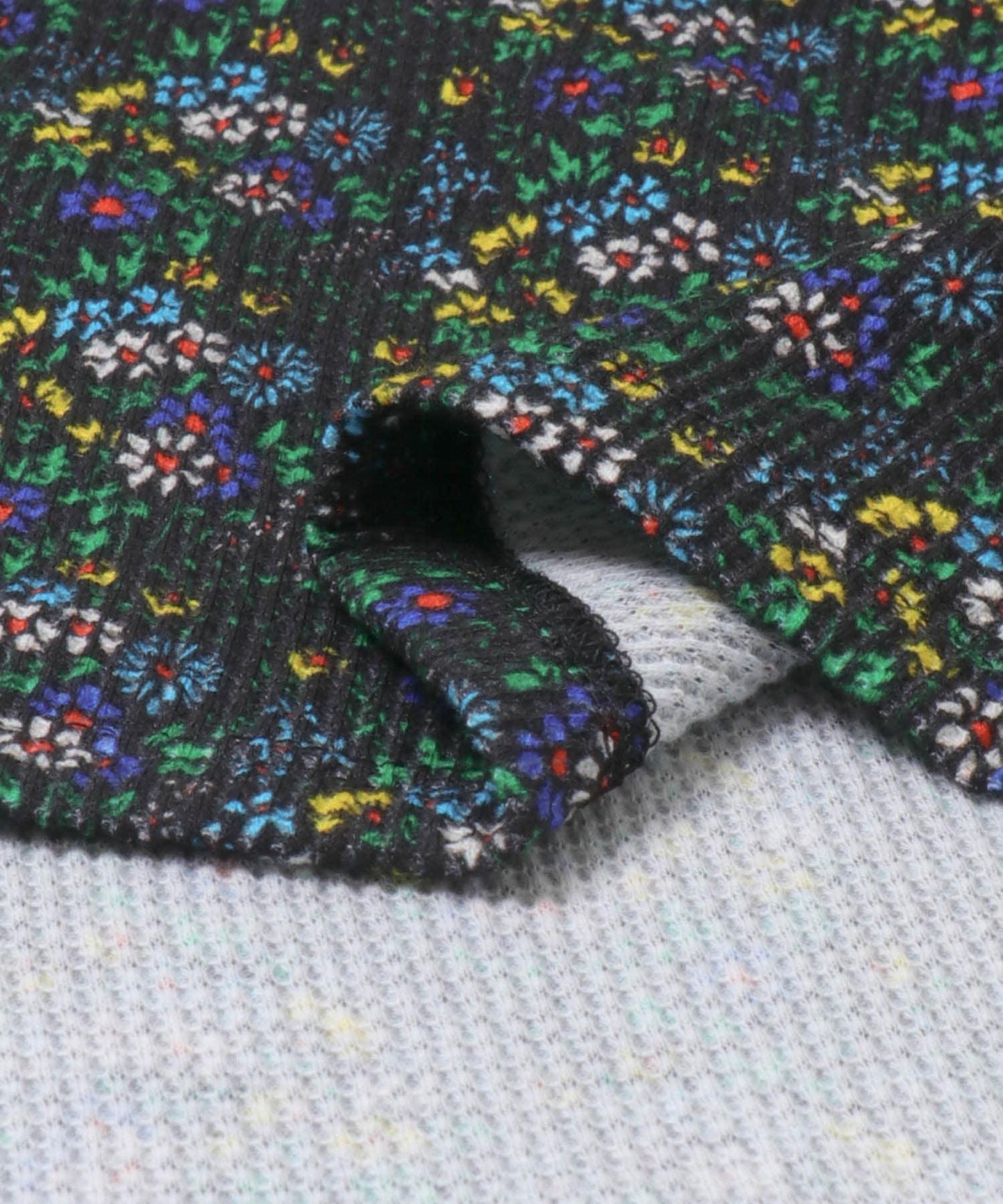 NOMARHYTHM TEXTILE 小碎花華夫格連衣裙