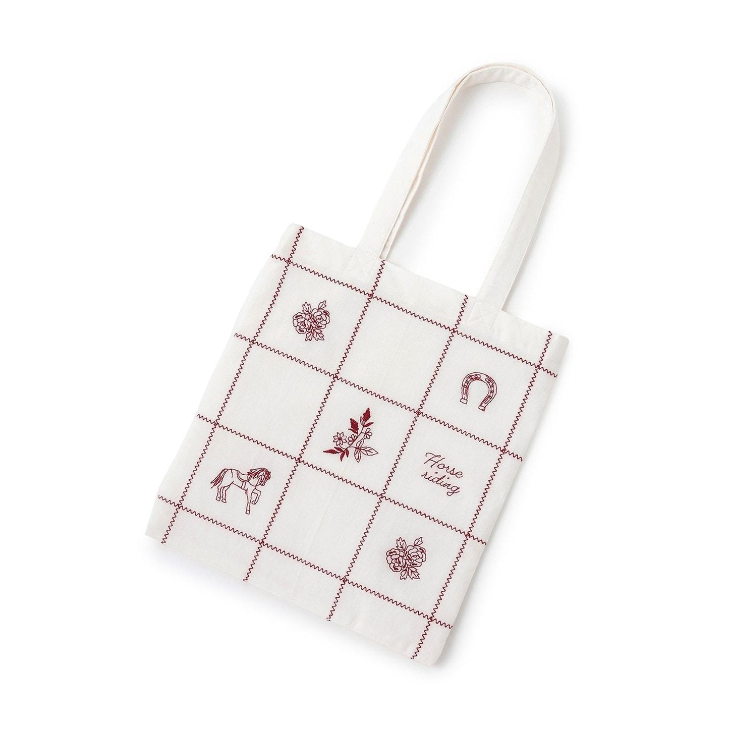 親子同款 印度棉 刺繡 托特包