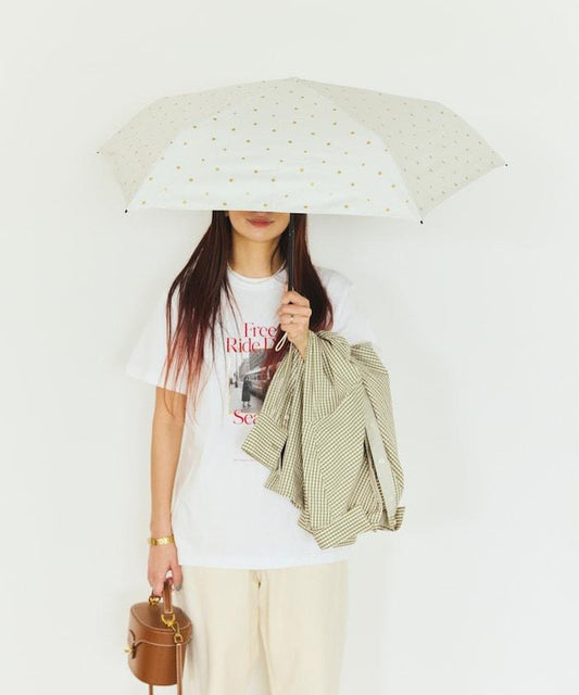 晴雨兩用 遮光輕量 星星圖案 迷你雨傘