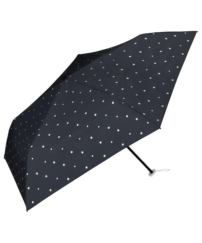 晴雨兩用 遮光輕量 星星圖案 迷你雨傘
