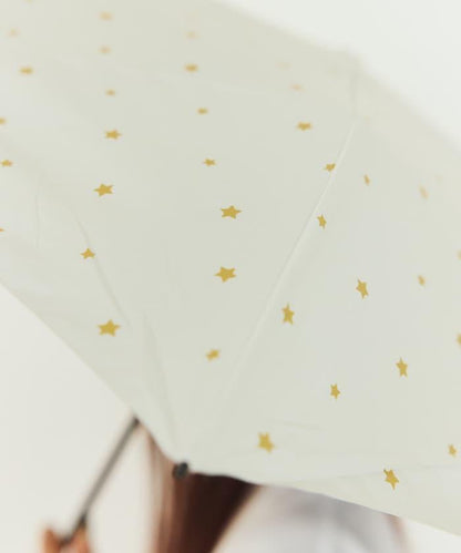 晴雨兩用 遮光輕量 星星圖案 迷你雨傘