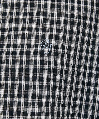 單點刺繡 短袖襯衫