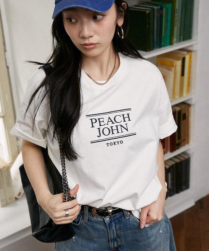前幅logo刺繡 T恤