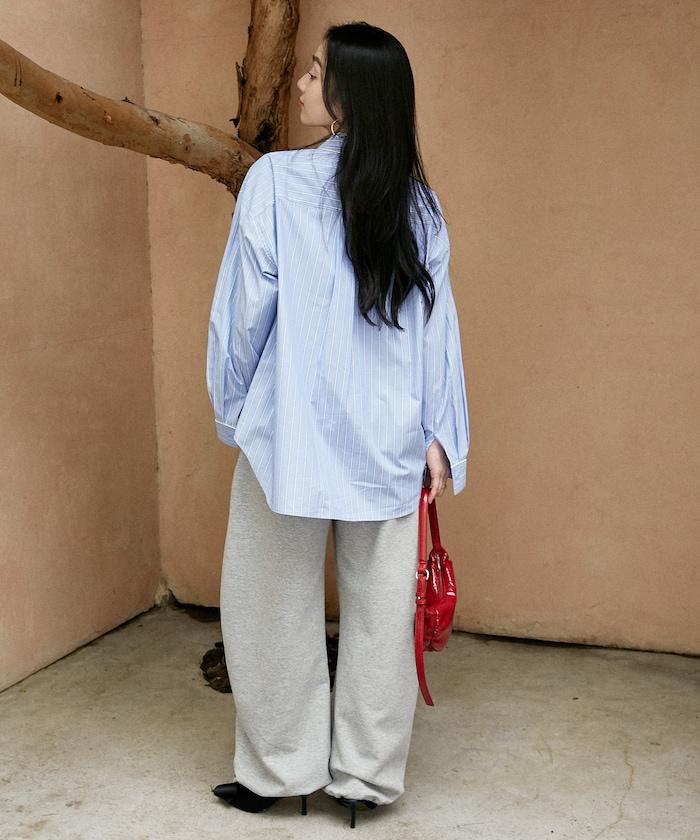 小Logo點綴 滾邊 休閒襯衫