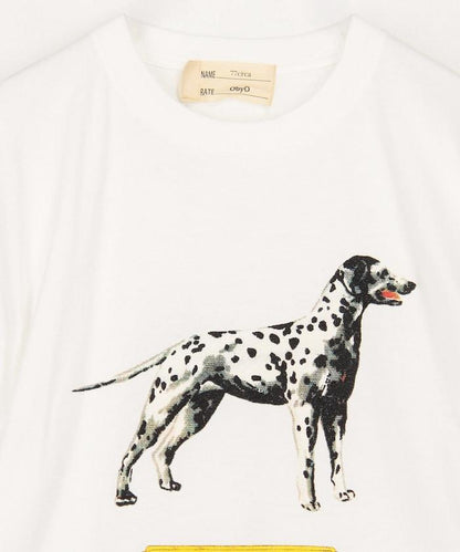 原創印花 dalmatian 圖案 tee T恤