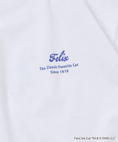 FELIX THE CAT（菲利克斯貓） 寬鬆版 後背印花 圓領T恤