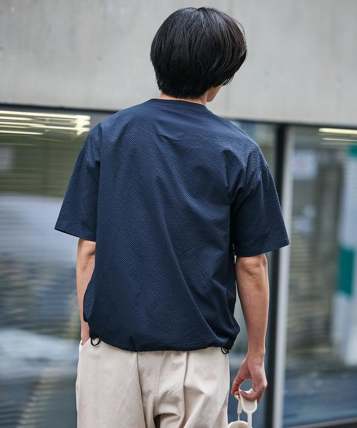 AiRide エアライド 寬鬆版 拼接口袋 泡泡紗 吸水速幹 防曬 套頭上衣