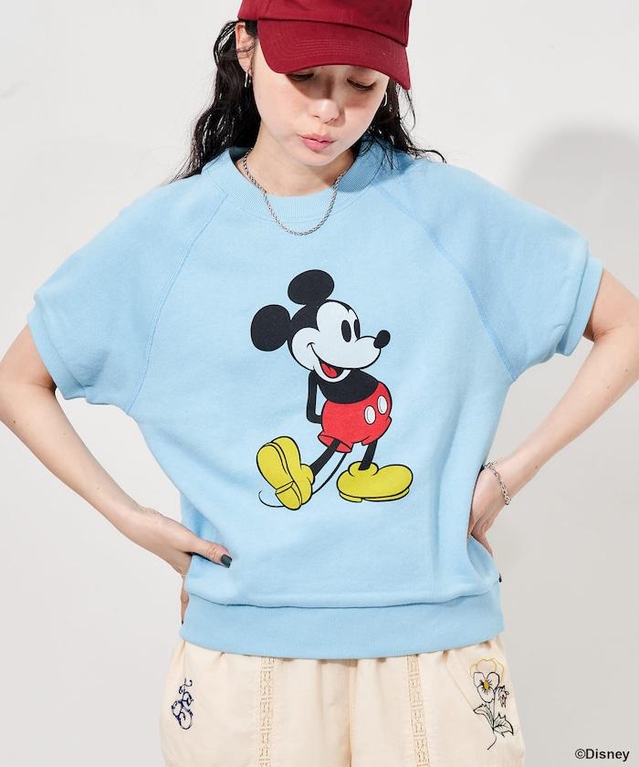 MICKEY MOUSE（米老鼠） 復古風短袖印花衛衣