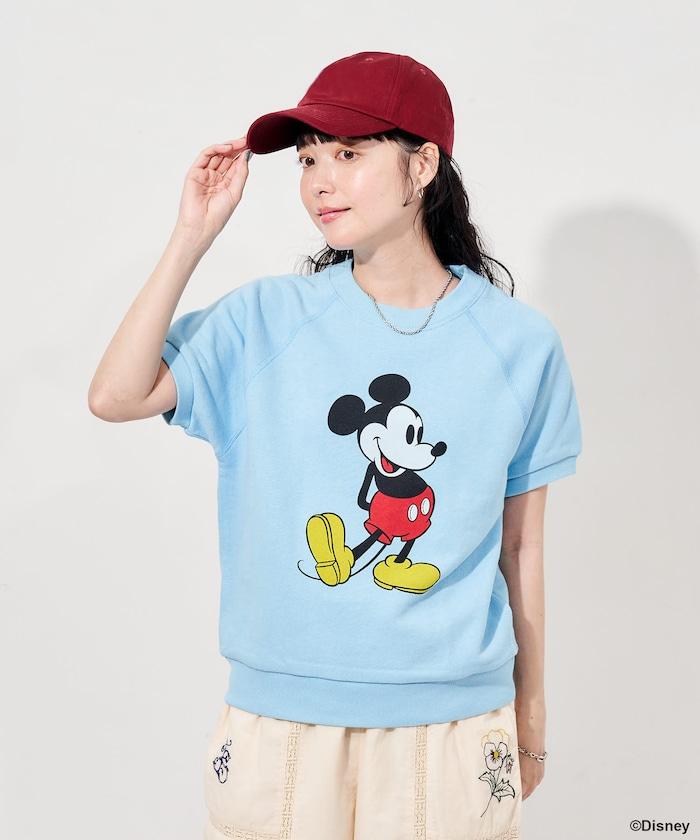 MICKEY MOUSE（米老鼠） 復古風短袖印花衛衣
