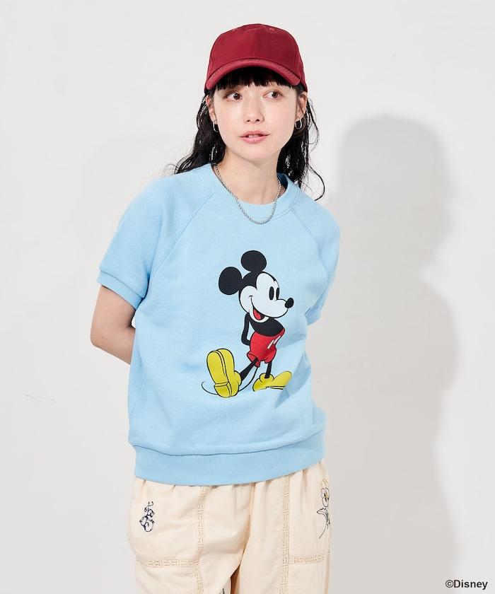 MICKEY MOUSE（米老鼠） 復古風短袖印花衛衣