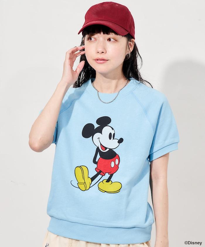 MICKEY MOUSE（米老鼠） 復古風短袖印花衛衣