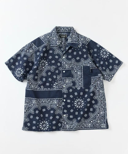 HAV-A-HANK×FREAK'S STORE 聯名 頭巾印花 開領短袖襯衫