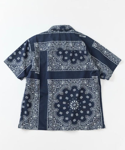 HAV-A-HANK×FREAK'S STORE 聯名 頭巾印花 開領短袖襯衫