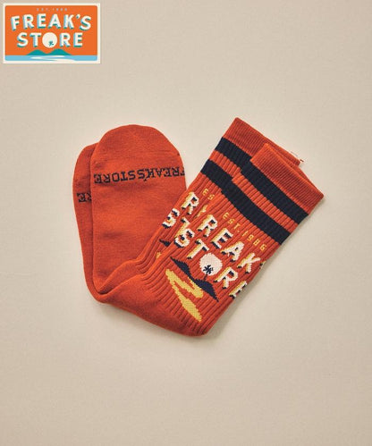 FREAK'S STORE for BEACH & FES 提花中筒襪