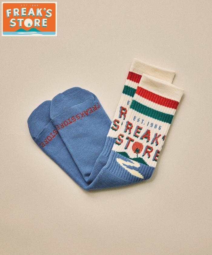 FREAK'S STORE for BEACH & FES 提花中筒襪