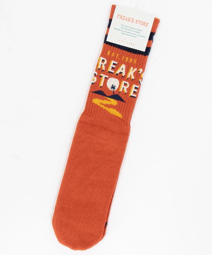 FREAK'S STORE for BEACH & FES 提花中筒襪