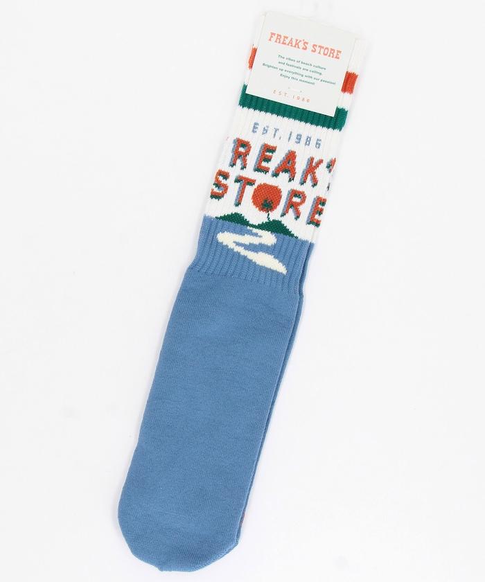 FREAK'S STORE for BEACH & FES 提花中筒襪
