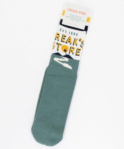 FREAK'S STORE for BEACH & FES 提花中筒襪