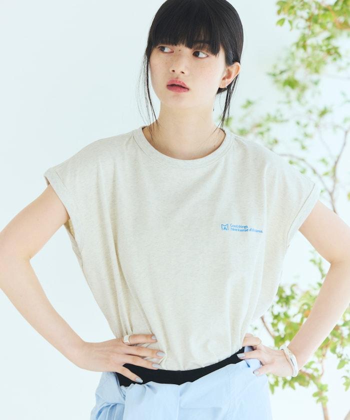 BASIC LOGO FRENCH SLEEVE TEE 基礎款Logo法式袖T恤