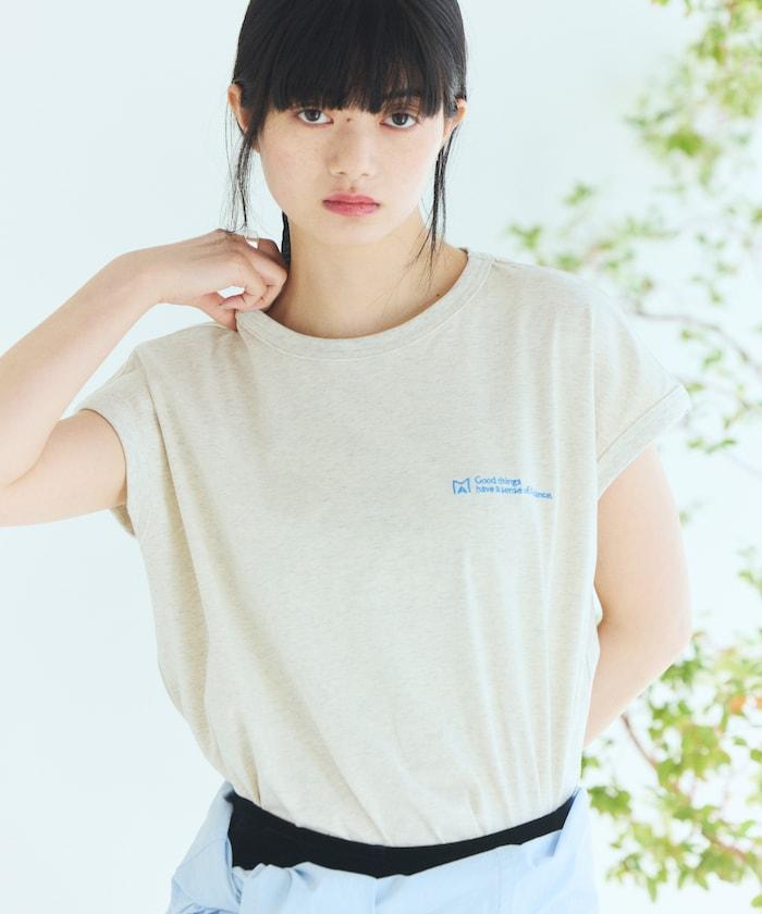 BASIC LOGO FRENCH SLEEVE TEE 基礎款Logo法式袖T恤