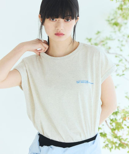 BASIC LOGO FRENCH SLEEVE TEE 基礎款Logo法式袖T恤