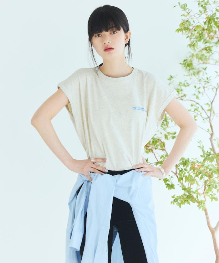 BASIC LOGO FRENCH SLEEVE TEE 基礎款Logo法式袖T恤