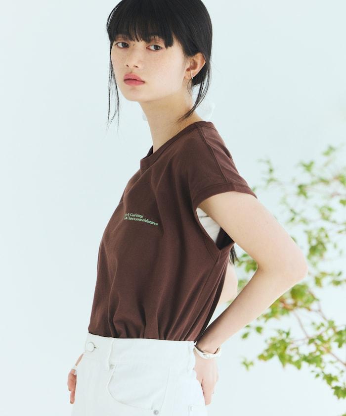 BASIC LOGO FRENCH SLEEVE TEE 基礎款Logo法式袖T恤