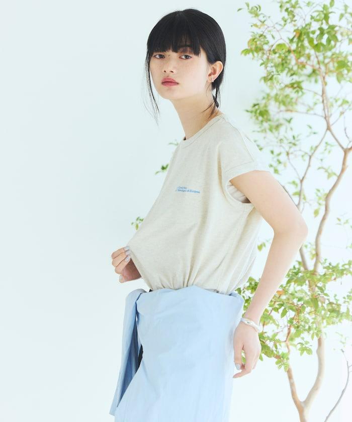 BASIC LOGO FRENCH SLEEVE TEE 基礎款Logo法式袖T恤
