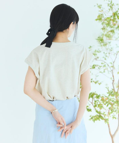 BASIC LOGO FRENCH SLEEVE TEE 基礎款Logo法式袖T恤
