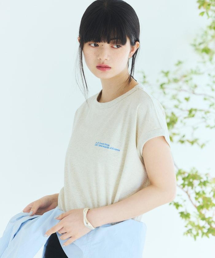 BASIC LOGO FRENCH SLEEVE TEE 基礎款Logo法式袖T恤