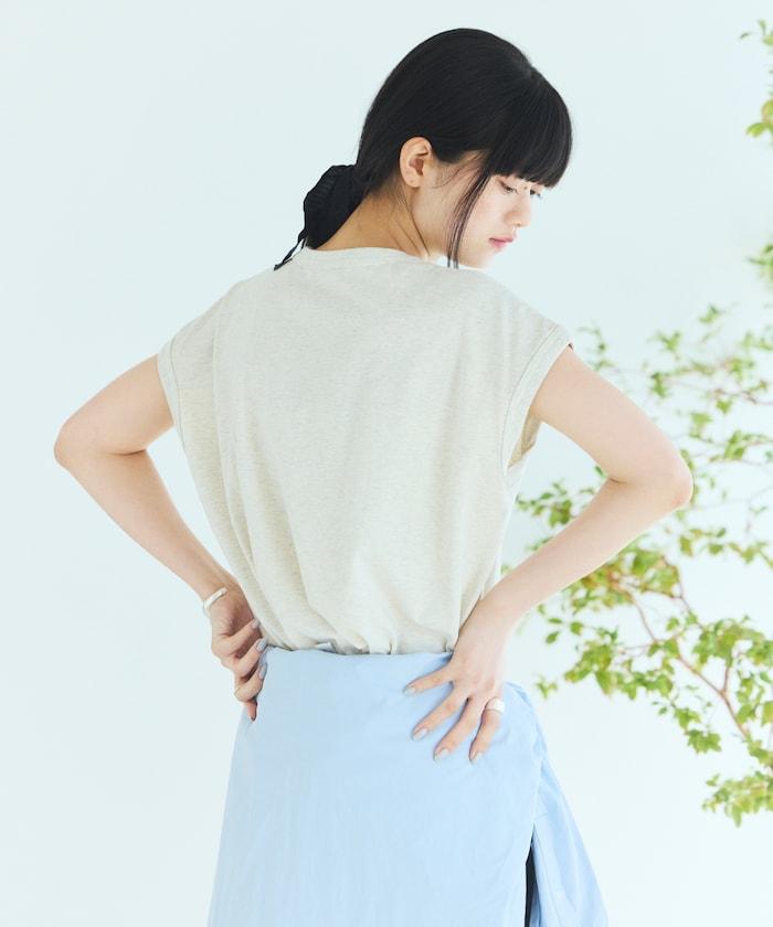 BASIC LOGO FRENCH SLEEVE TEE 基礎款Logo法式袖T恤