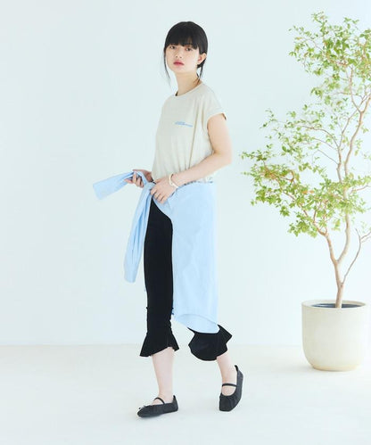 BASIC LOGO FRENCH SLEEVE TEE 基礎款Logo法式袖T恤
