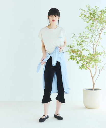 BASIC LOGO FRENCH SLEEVE TEE 基礎款Logo法式袖T恤