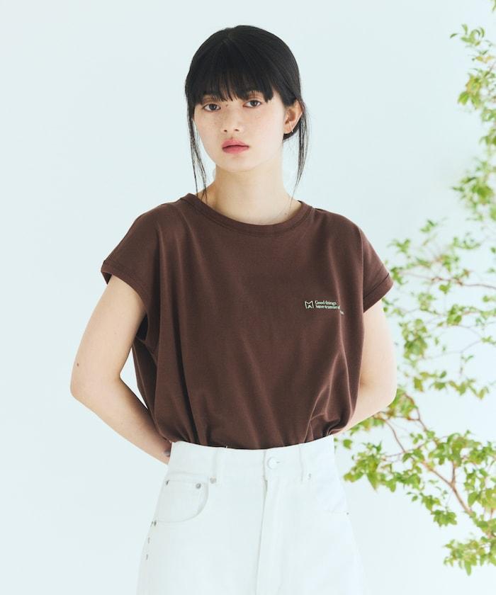 BASIC LOGO FRENCH SLEEVE TEE 基礎款Logo法式袖T恤