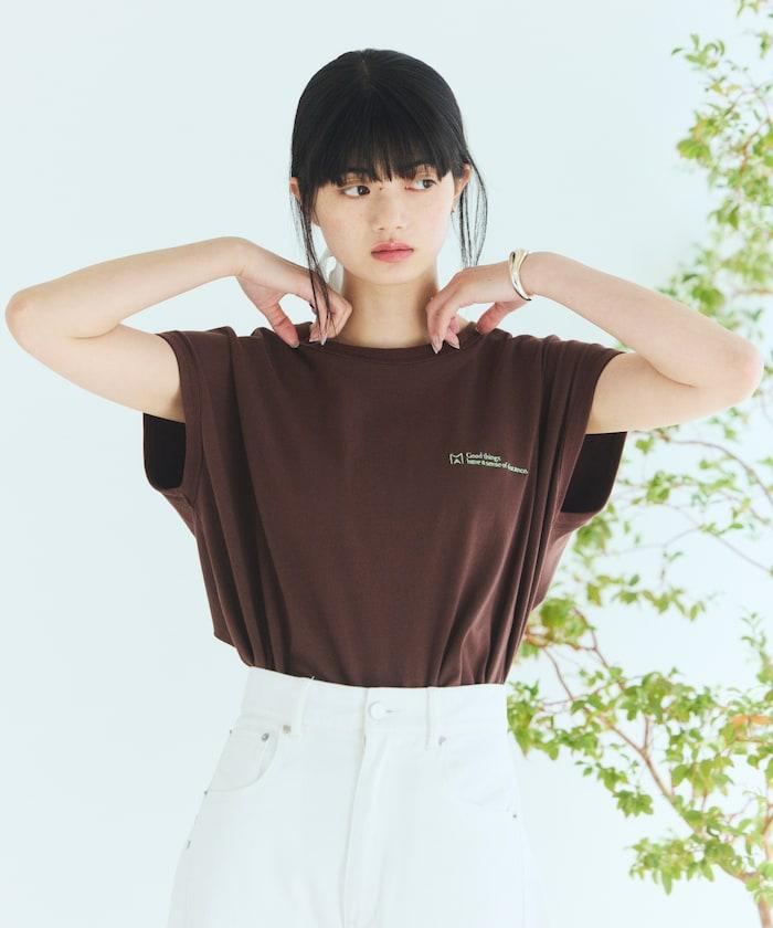 BASIC LOGO FRENCH SLEEVE TEE 基礎款Logo法式袖T恤