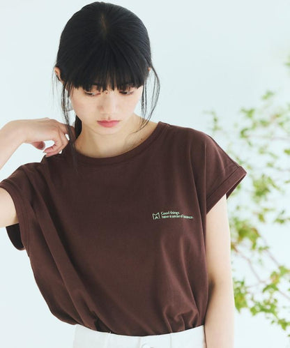 BASIC LOGO FRENCH SLEEVE TEE 基礎款Logo法式袖T恤