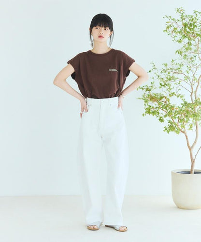 BASIC LOGO FRENCH SLEEVE TEE 基礎款Logo法式袖T恤