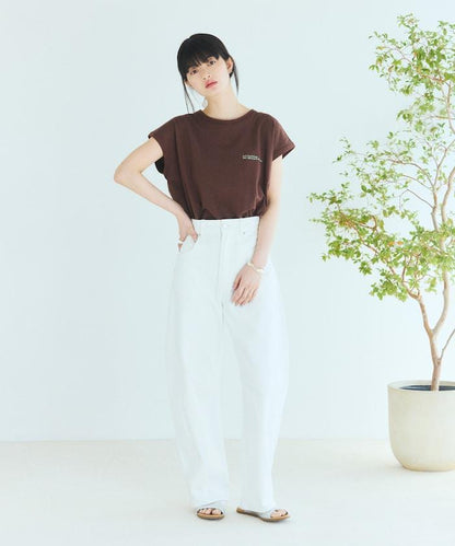 BASIC LOGO FRENCH SLEEVE TEE 基礎款Logo法式袖T恤