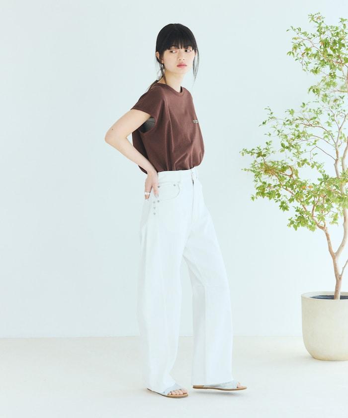 BASIC LOGO FRENCH SLEEVE TEE 基礎款Logo法式袖T恤