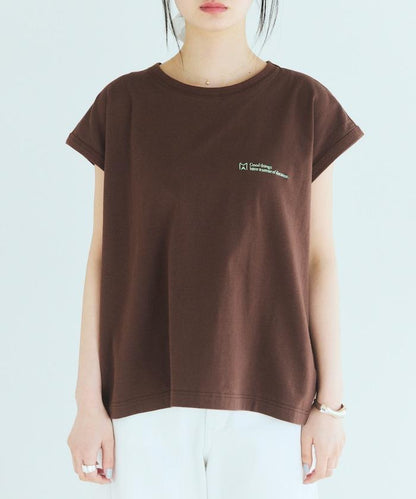 BASIC LOGO FRENCH SLEEVE TEE 基礎款Logo法式袖T恤