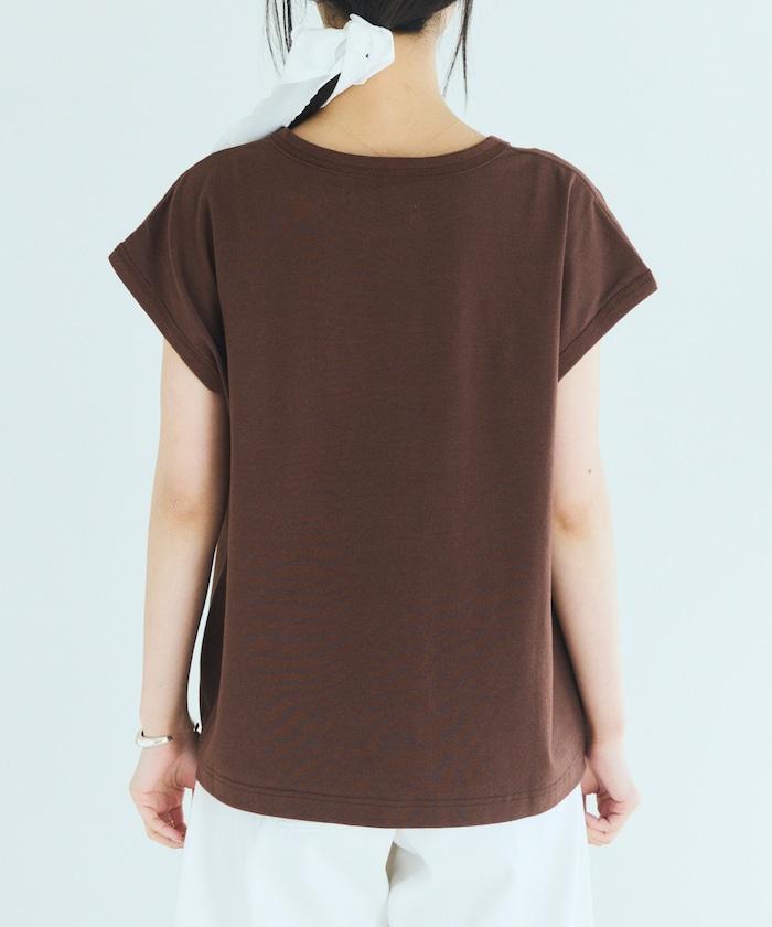 BASIC LOGO FRENCH SLEEVE TEE 基礎款Logo法式袖T恤