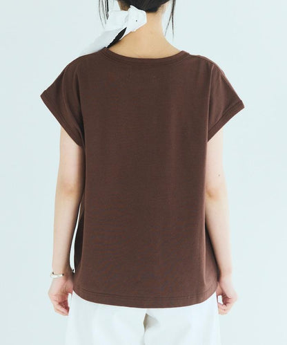 BASIC LOGO FRENCH SLEEVE TEE 基礎款Logo法式袖T恤
