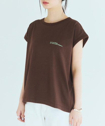 BASIC LOGO FRENCH SLEEVE TEE 基礎款Logo法式袖T恤