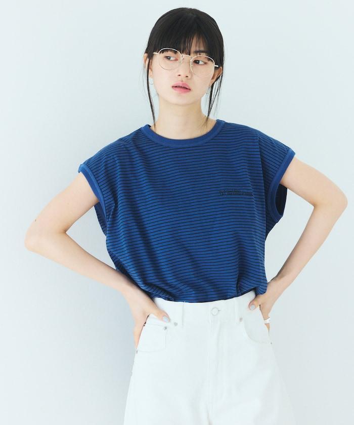 細條紋 法式袖 PIN BORDER FRENCH SLEEVE TEE T恤